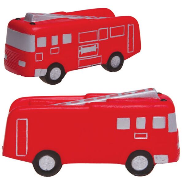 Fire Truck Shape Stress Ball Thumbnail