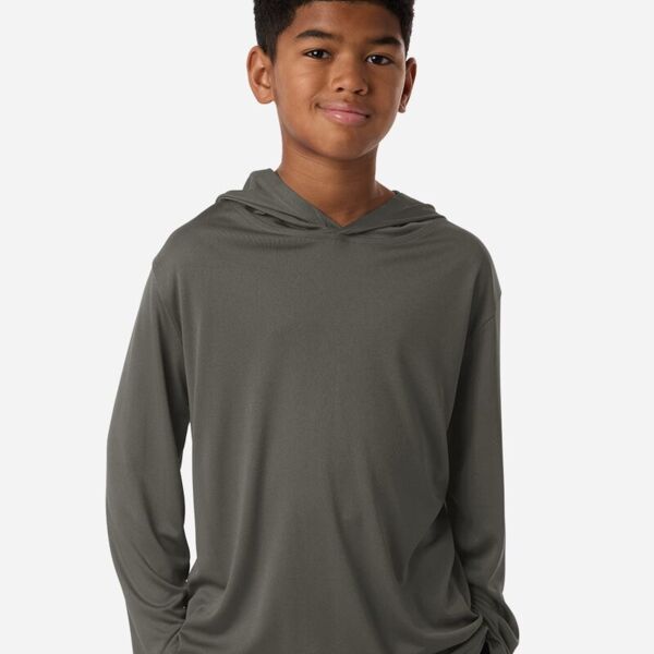 Youth Pro-Lock Performance Hooded Long Sleeve T-Shirt Thumbnail